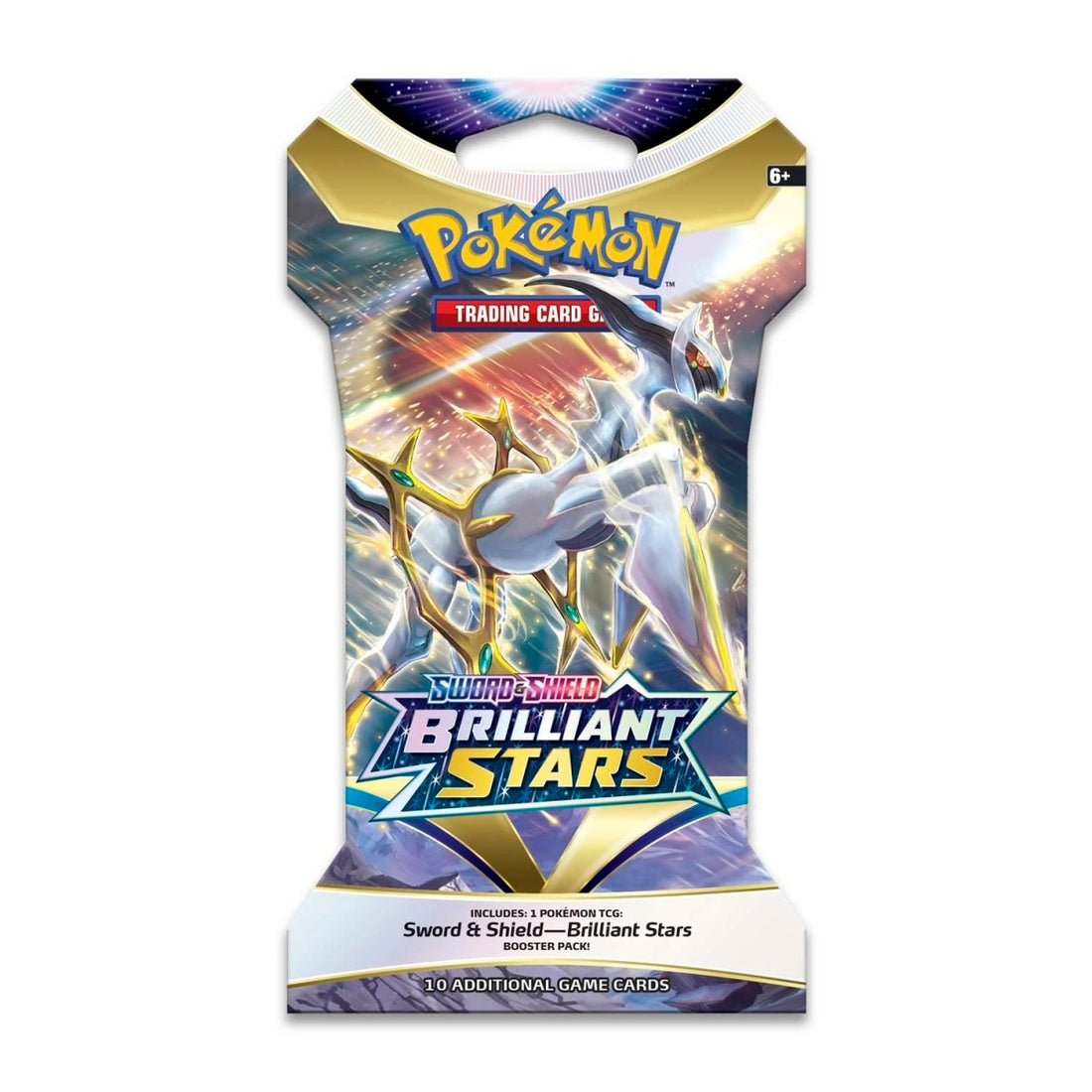 Pokémon Sword &amp; Shield - Brilliant Stars Sleeved Booster Artwork Set (4er Set) - EN