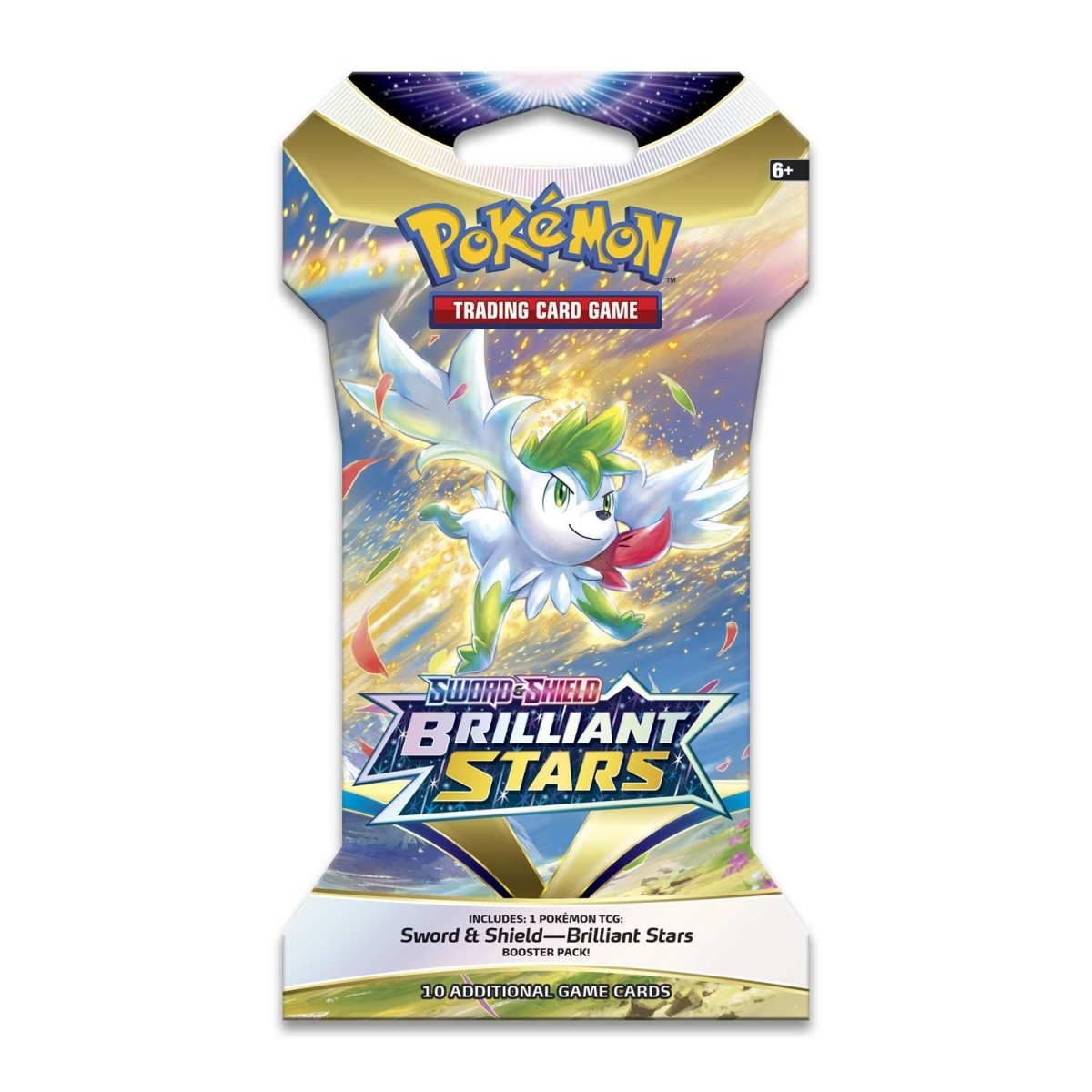 Pokémon Sword &amp; Shield - Brilliant Stars Sleeved Booster Artwork Set (4er Set) - EN