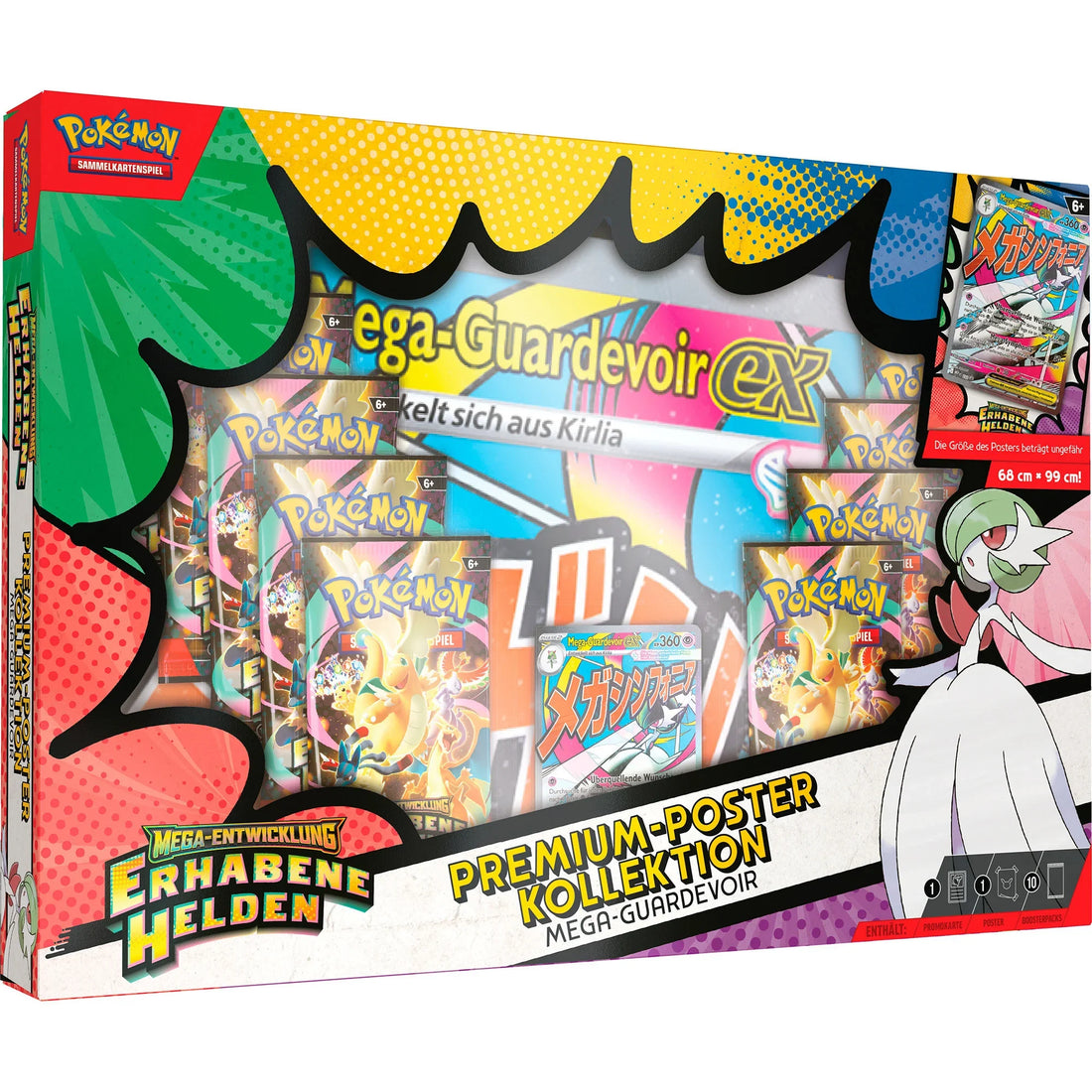Pokémon - Mega-Entwicklung: Erhabene Helden Premium Poster Kollektion - DE