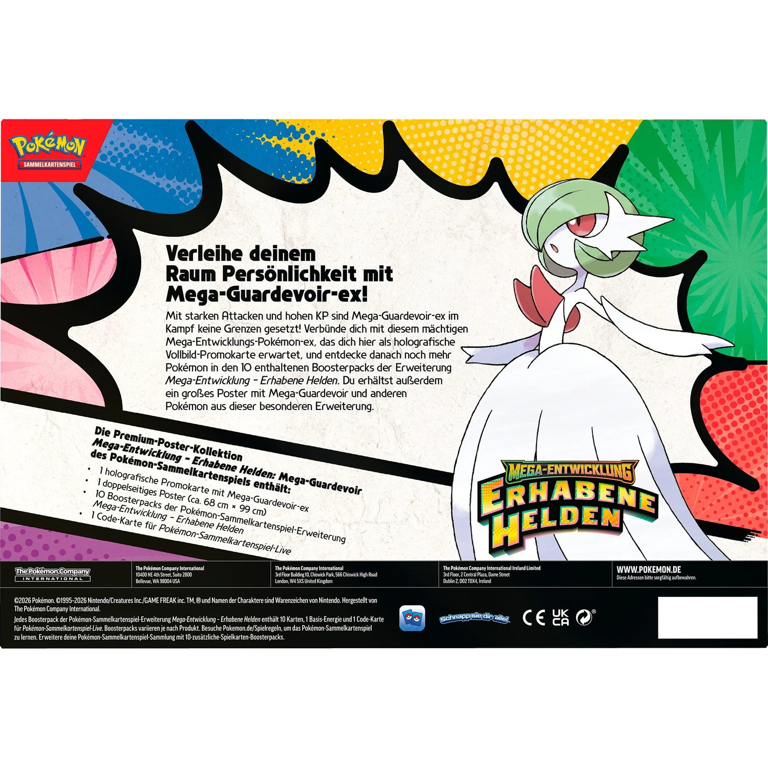 Pokémon - Mega-Entwicklung: Erhabene Helden Premium Poster Kollektion - DE